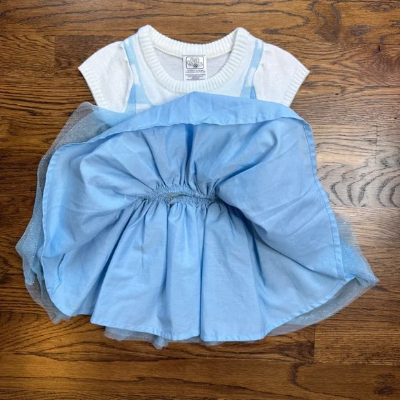 The Wizard of Oz Blue and White Checkered Dorothy Dress with Tulle Skirt 18 Mths - Picture 9 of 13